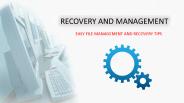 Computer Data Recovery and Management