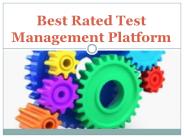 Best Rated Test Management Platform