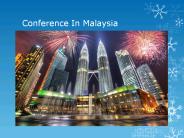 Upcoming International Conference Malaysia