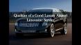 Qualities of a Good Luxury Airport Limousine Service PowerPoint PPT Presentation