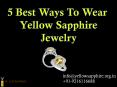 5 Best Ways to Wear Yellow Sapphire Jewelry