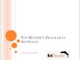 Top Master's Program in Australia PowerPoint PPT Presentation