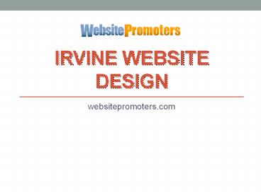 Irvine Website Design - websitepromoters.com (1)