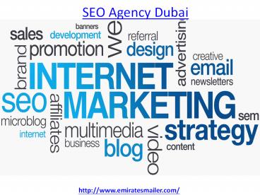 How to get the best seo agency dubai