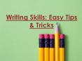 Learn Writing Skills- Essay Tips & Tricks PowerPoint PPT Presentation