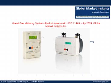 U.S. Smart Gas Metering Systems Market share to exceed USD 2 billion in 2024