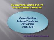 APFC Panels Manufactuers, Suppliers