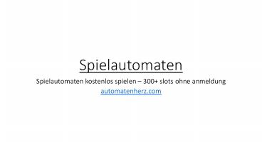 Spielautomaten - automatenherz.com