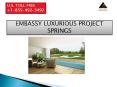embassy springs location PowerPoint PPT Presentation