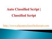 Auto Classified Script | Classified Script