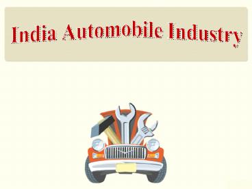India Automobile Industry