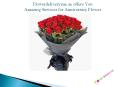 Flowerdeliveryuae.ae offers You Amazing Services for Anniversary Flower PowerPoint PPT Presentation