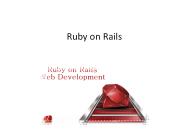 Ruby on rails