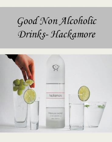 Good Non Alcoholic Drinks- Hackamore