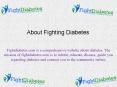Fight Diabetes Thinks Different To Cure You. PowerPoint PPT Presentation
