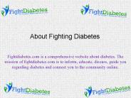 Fight Diabetes Thinks Different To Cure You.