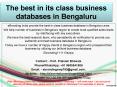 The best in its class business databases in Bengaluru PowerPoint PPT Presentation