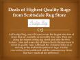 Deals of Quality Rugs from Scottsdale Rug Store PowerPoint PPT Presentation