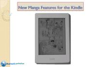 New Manga Features For the KINDLE