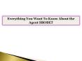 Everything You Want To Know About the Agent SBOBET PowerPoint PPT Presentation
