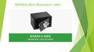 BARSKA Mini Biometric Safe