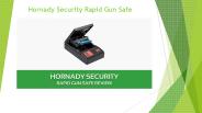 Hornady security rapid gun safe
