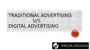 Traditional Advertising v/s Digital Advertising