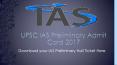 UPSC IAS Preliminary Admit Card 2017 PowerPoint PPT Presentation