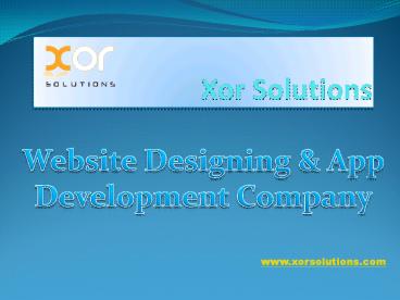 Choose Best Web Designing and Development Company