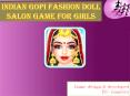 Indian Gopi Fashion Doll Salon Game for Girls PowerPoint PPT Presentation