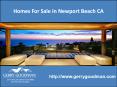 Homes For Sale In Newport Beach CA