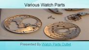 Various Watch Parts