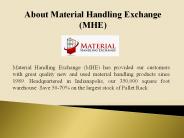 New and Used Pallet Racking