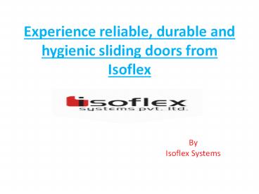 Insulated Sliding Doors Manufacturers (1)