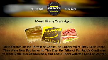 Local Denver Catering in Stapleton  | Fat Jacks Subs