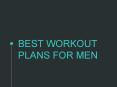 Workout Plan for beginners PowerPoint PPT Presentation