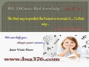 BSA 376Course Real Knowledge / bsa376.com