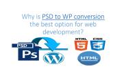 Why is psd to wp conversion the best option