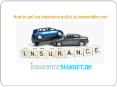 Car Insurance Dubai PowerPoint PPT Presentation