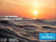 Negative effects of summer on elders