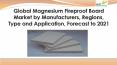 Global Magnesium Fireproof Board Market by Manufacturers, Regions, Type and Application, Forecast to 2021 PowerPoint PPT Presentation