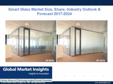 Smart Glass Market Report 2017