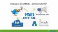 Paid ads on Social Media – Who Earns Profit? PowerPoint PPT Presentation