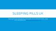 Buy Sleeping Pills UK Without Prescription