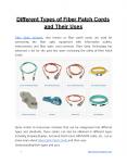 Different Types of Fiber Patch Cords and Their Uses PowerPoint PPT Presentation