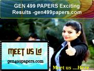 GEN 499 PAPERS Exciting Results -gen499papers.com