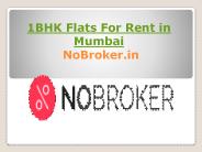 1bhk Flat on Rent in Mumbai