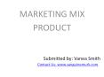 Marketing Mix Product