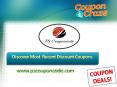 Discover most recent discount coupons
