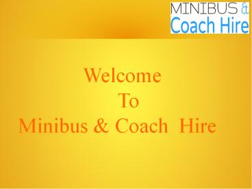 Hire minibus glasgow